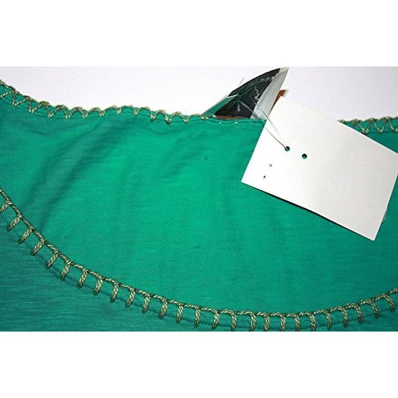ELLA MOSS Green TOP  Micro MODAL Supima COTTON Blend MADE IN USA ( S ) - Picture 2 of 2